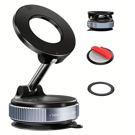 Adjustable Magnetic Phone Holder - 360° Rotation Universal Car Mount