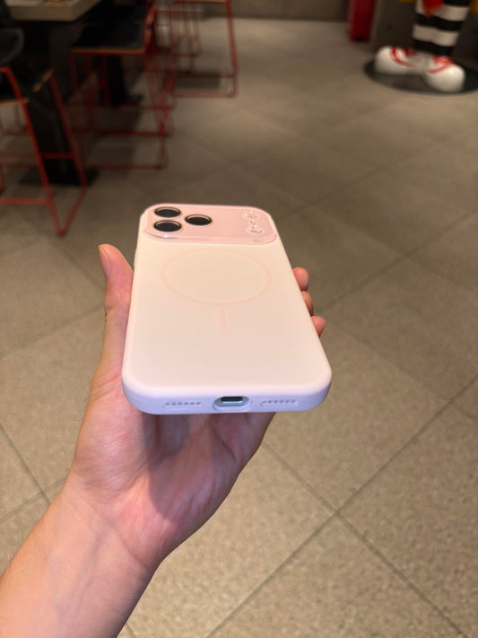 MagSafe Silicone iPhone Case with Sliding Lens Cover - Camera Protection