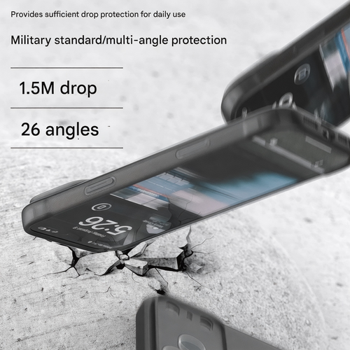 Anti-Drop Textured iPhone 17 Case – Magnetic Option