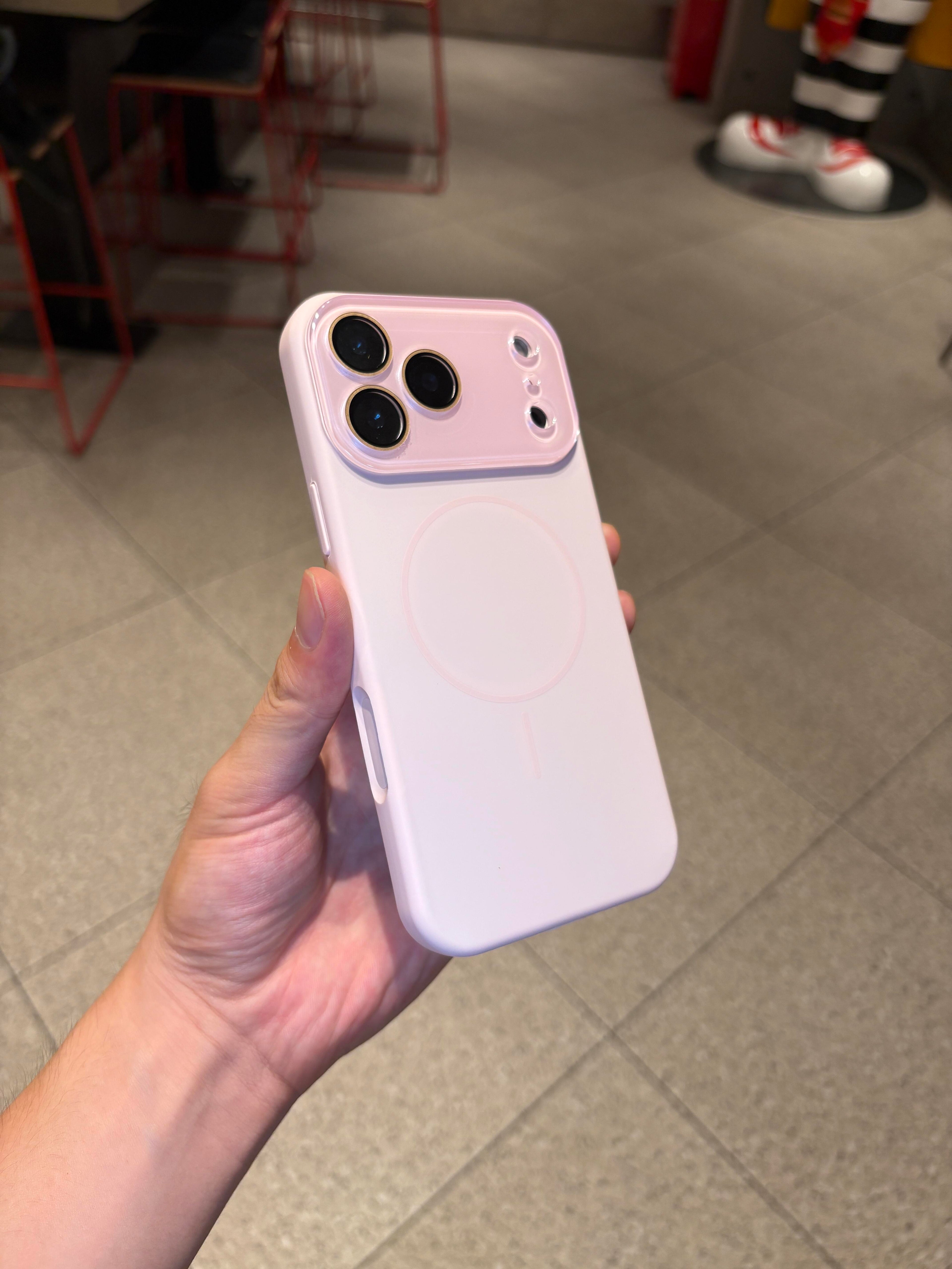 MagSafe Silicone iPhone Case with Sliding Lens Cover - Camera Protection