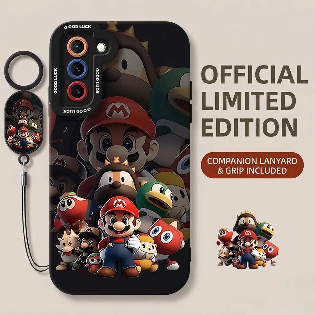Samsung Galaxy S25, S24, S23, S22, 21 Mario smart Case