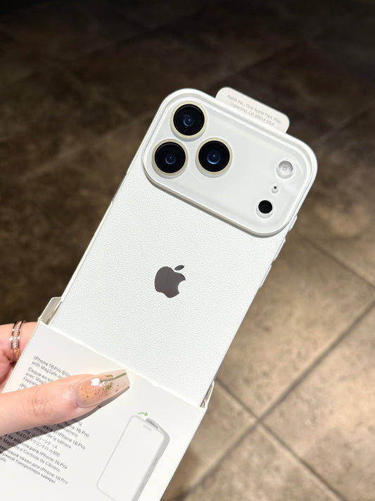 Lychee Texture iPhone Case - Premium Grip Hard Cover with Matte Finish