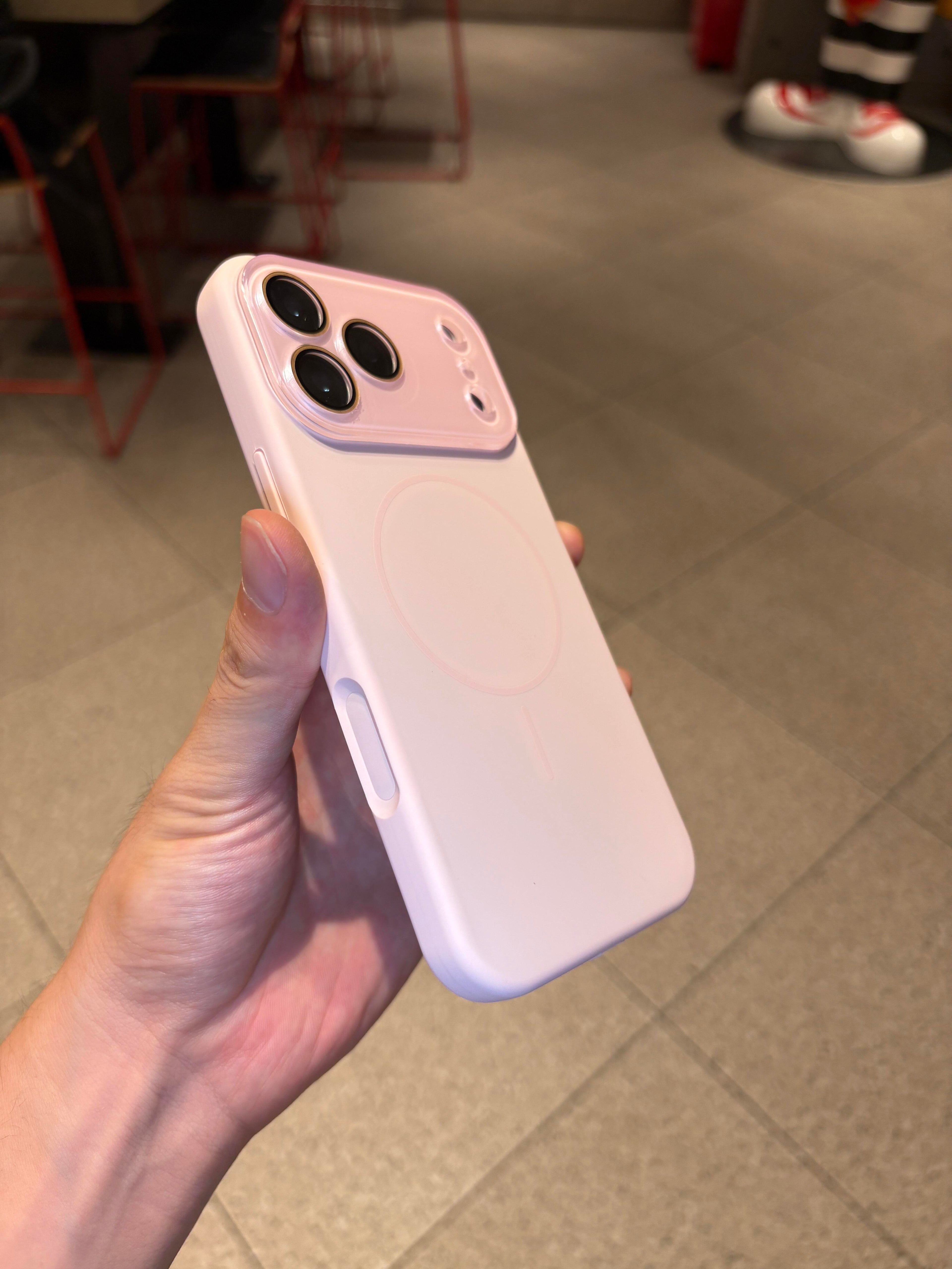 MagSafe Silicone iPhone Case with Sliding Lens Cover - Camera Protection
