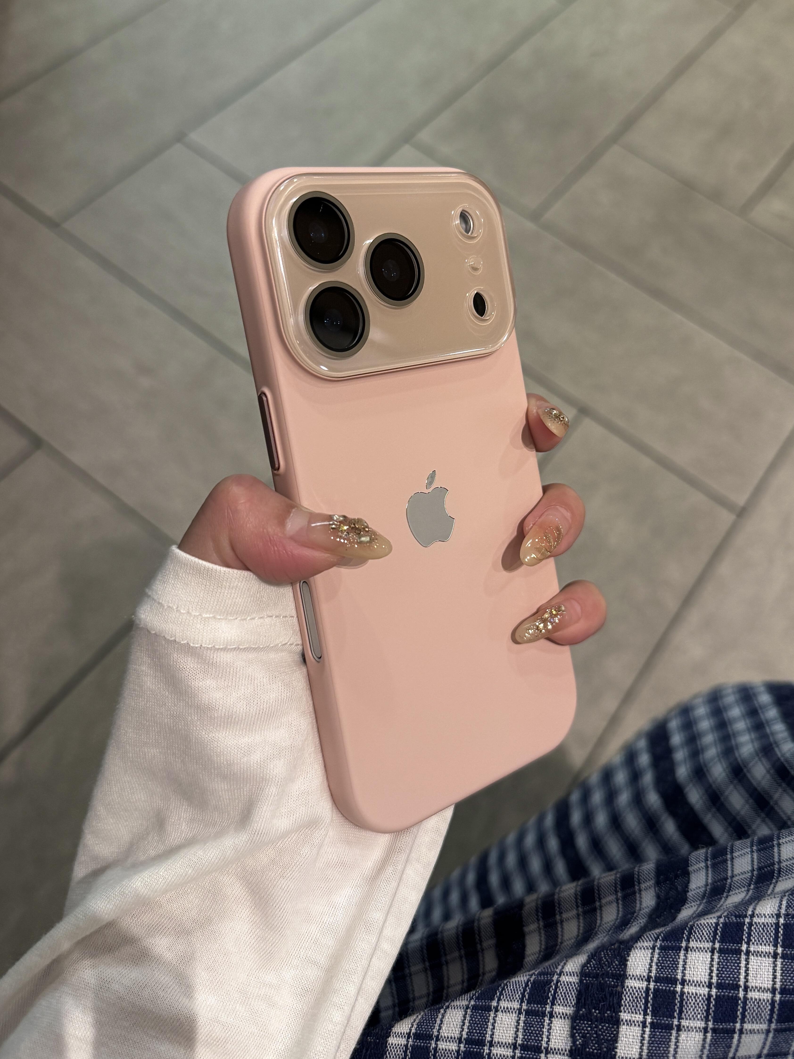 Lychee Texture iPhone Case - Premium Grip Hard Cover with Matte Finish