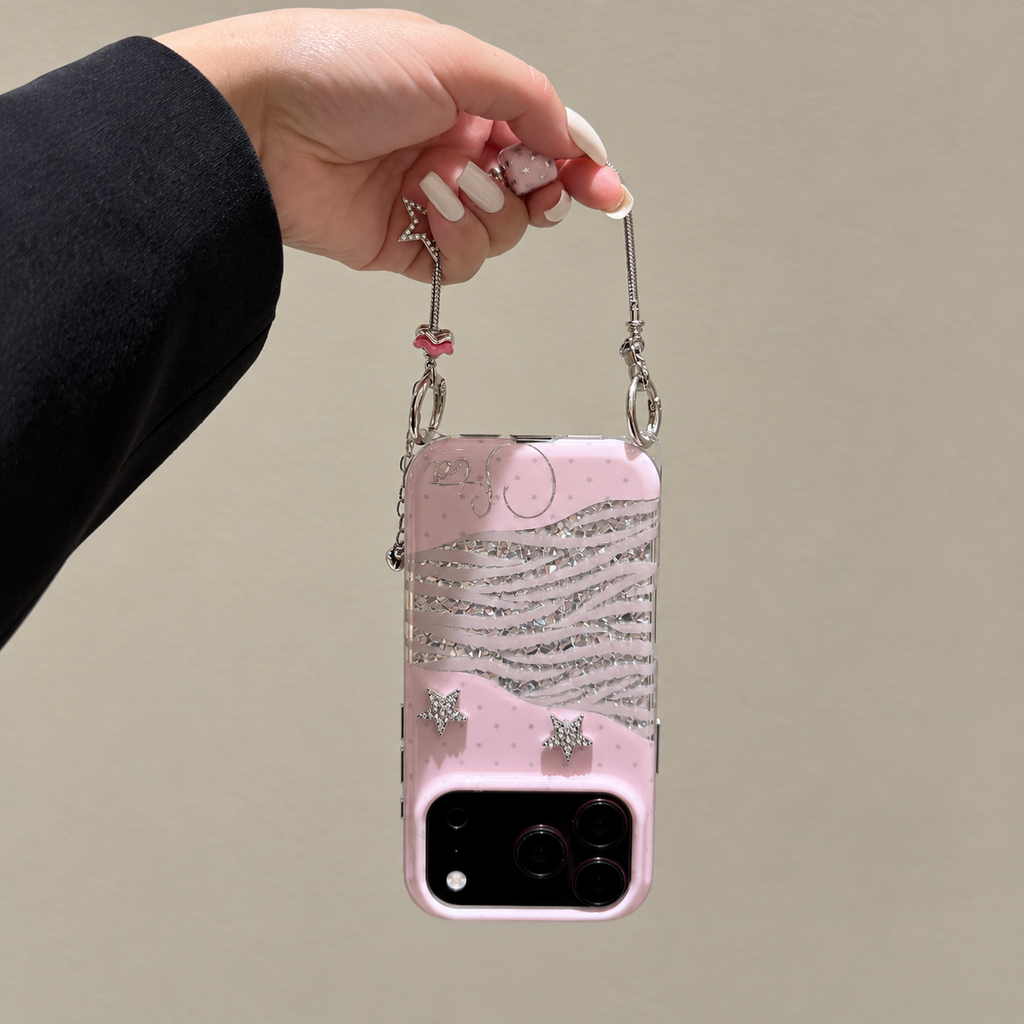 Pink Zebra Star iPhone Case