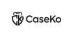 Black 'CaseKo' logo on a white background
