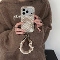 Cozy plaid khaki case
