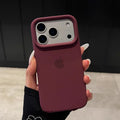 Minimalist Cute Iphone 17 Red chery case