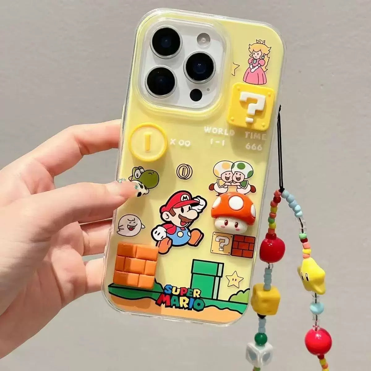 Cartoon Super Mario game iPhone Case