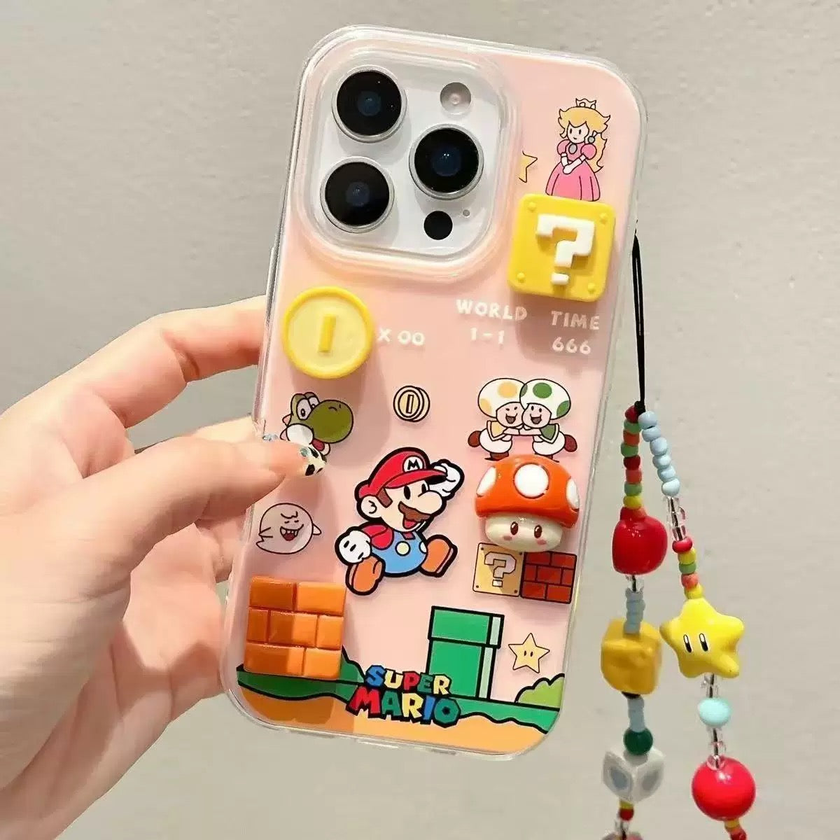 Cartoon Super Mario game iPhone Case
