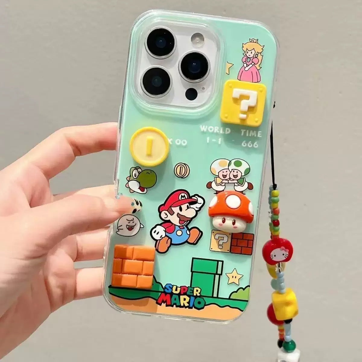 Cartoon Super Mario game iPhone Case