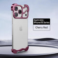 Cherry Burgundy Metal iPhone Case