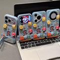 Cute Super Mario game iPhone Leather Case