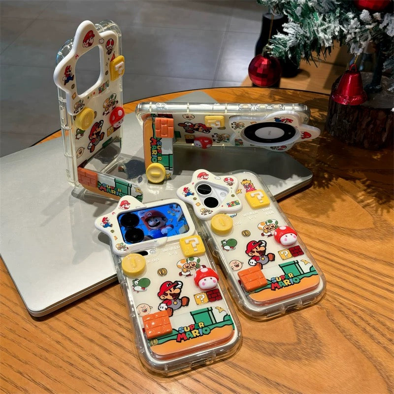 Cute Cartoon Super Mario game iPhone Case
