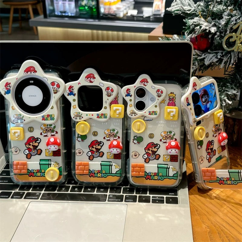 Cute Cartoon Super Mario game iPhone Case