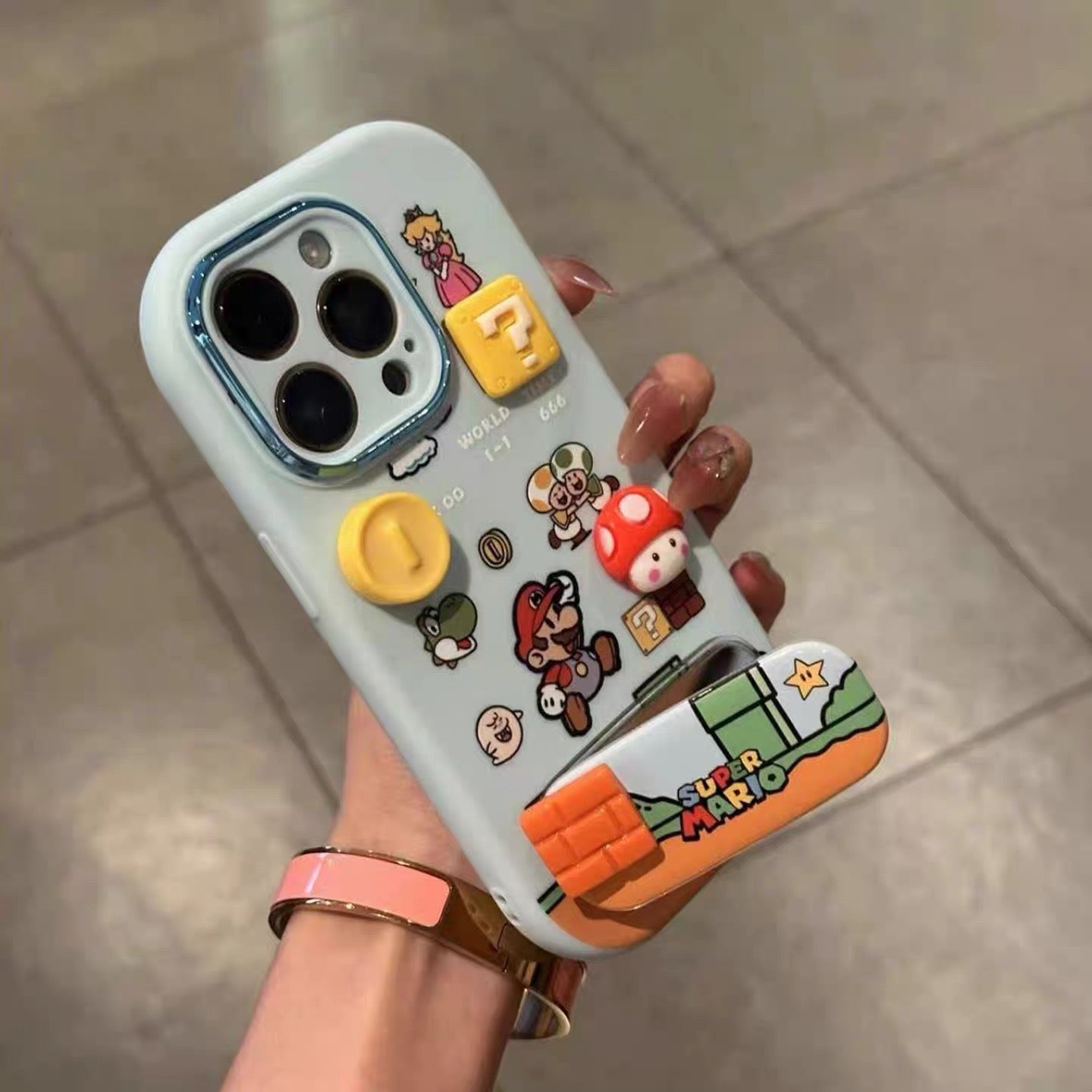 Super Blue Mario Phone Case
