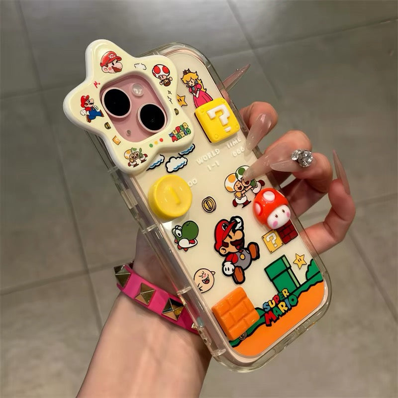 Cute Mushroom iPhone Case – Vanilla Cream