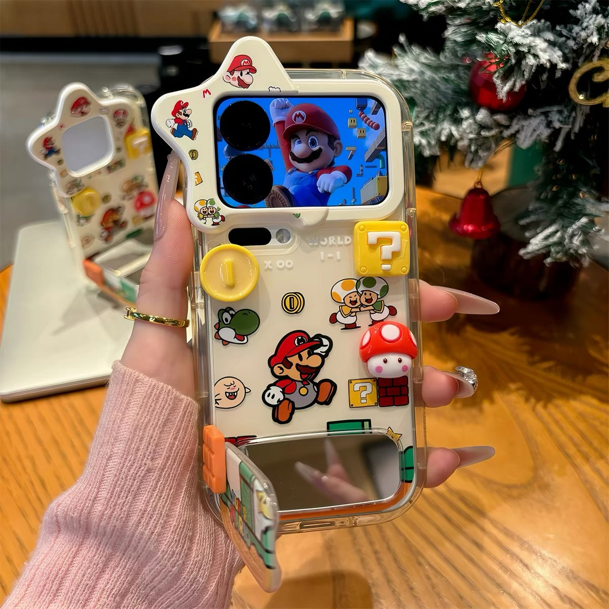 Cute Mushroom iPhone Case – Vanilla Cream