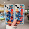 Mechanical Super Mario liquid Phone Case