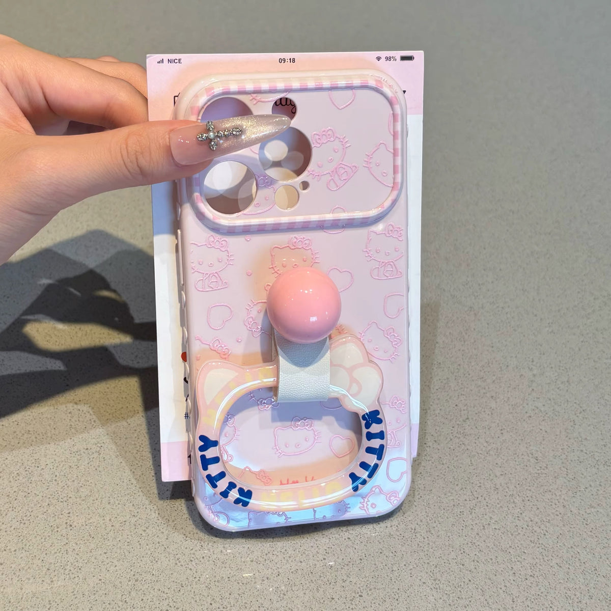 Cute Paw stand iphone case