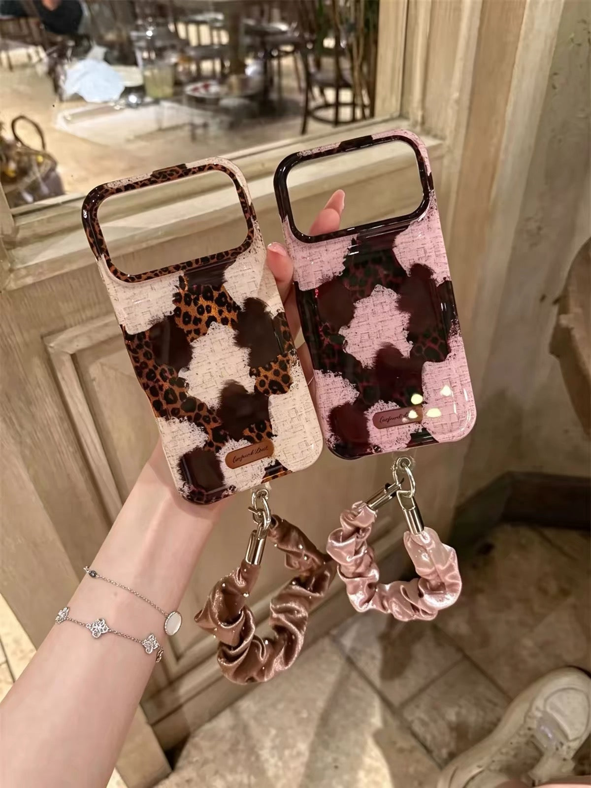 Leopard print iPhone Case