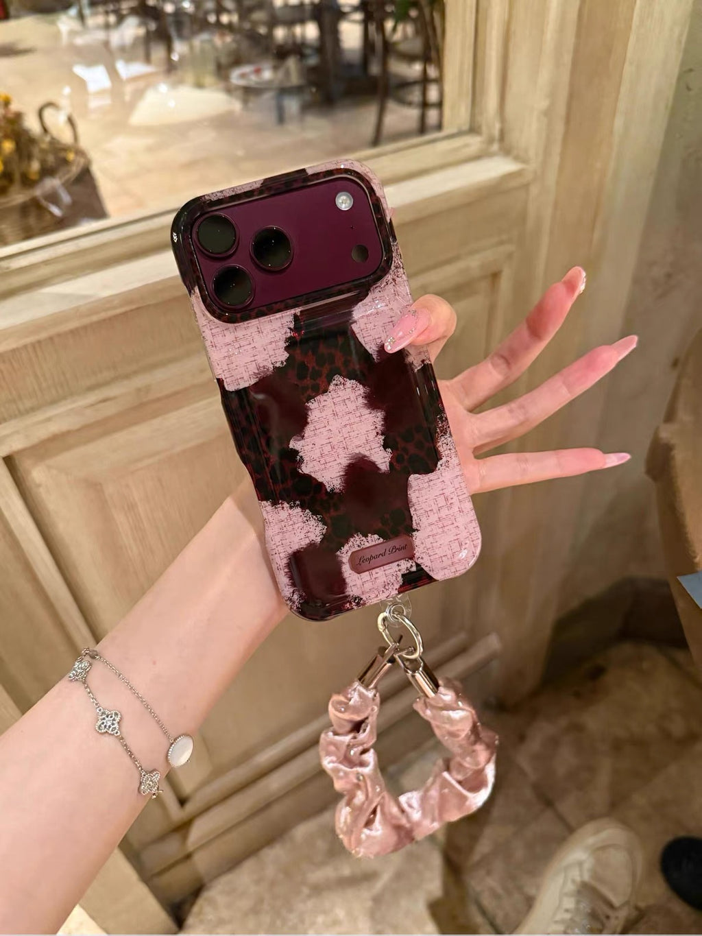 Leopard print iPhone Case