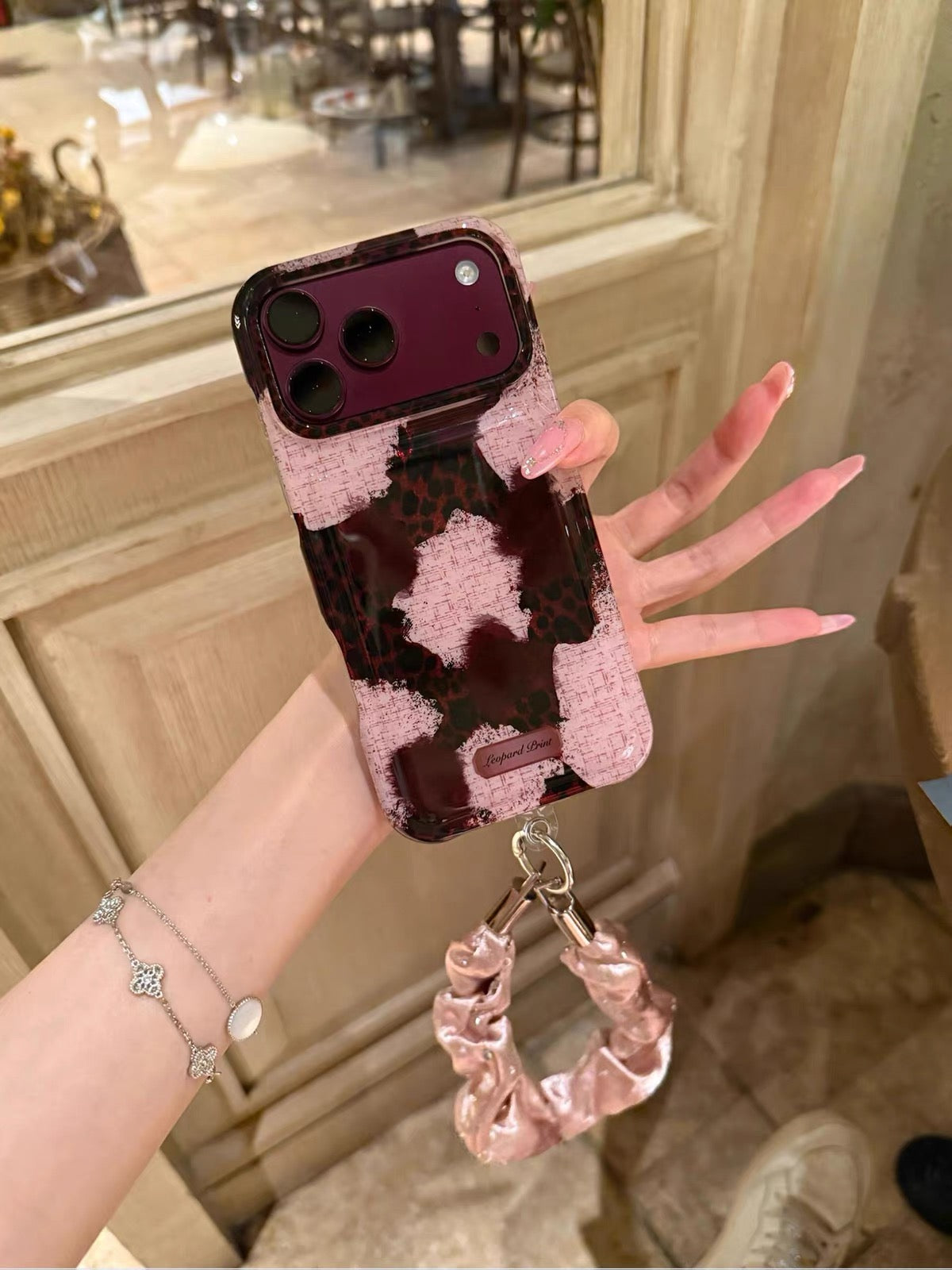 Leopard print iPhone Case