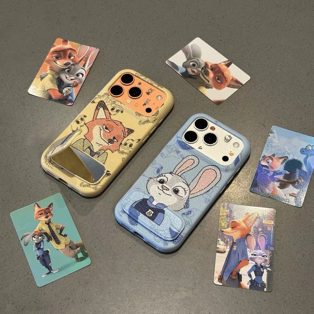 Cute Cartoon Judy Nick Couple Phone case