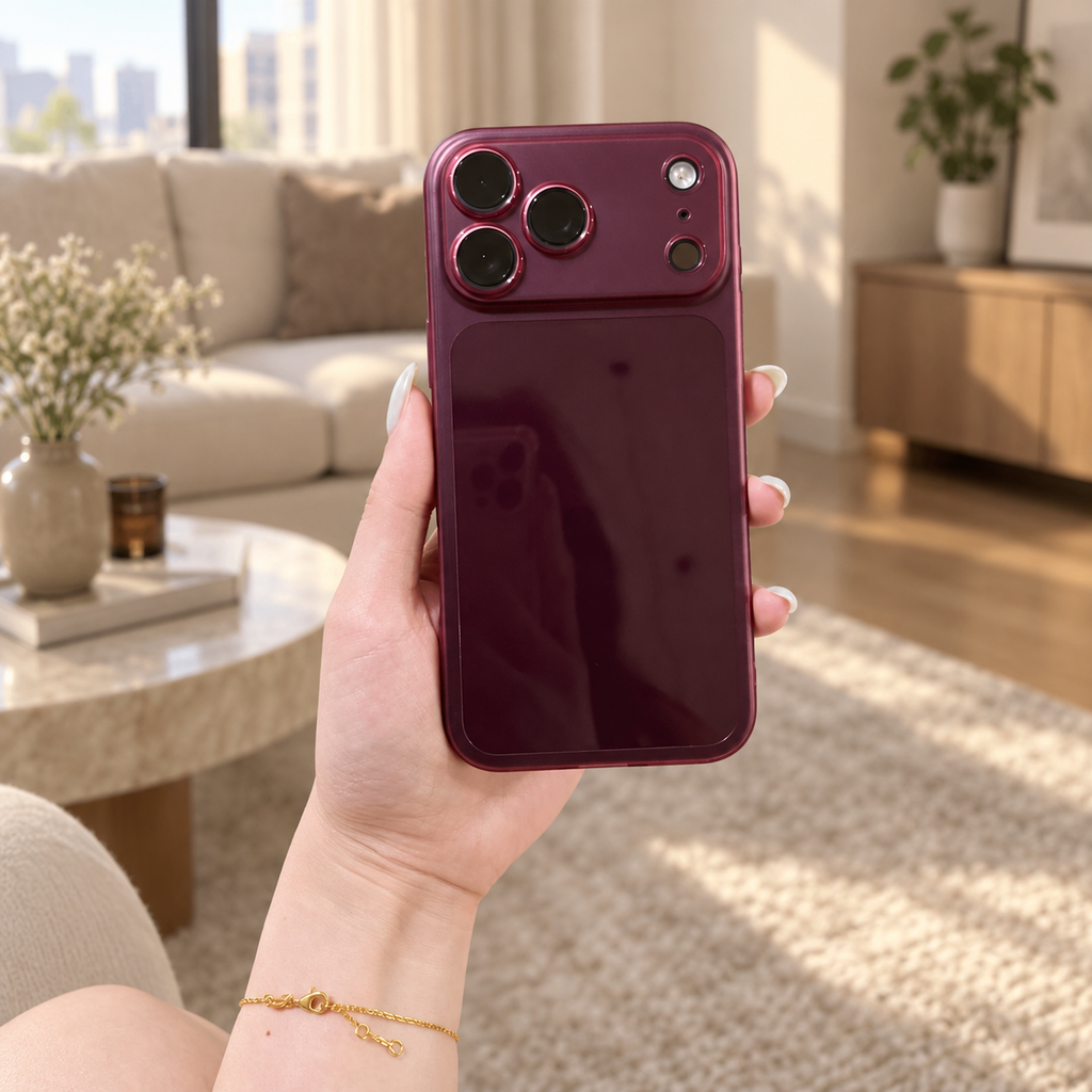 Burgundy iPhone Case