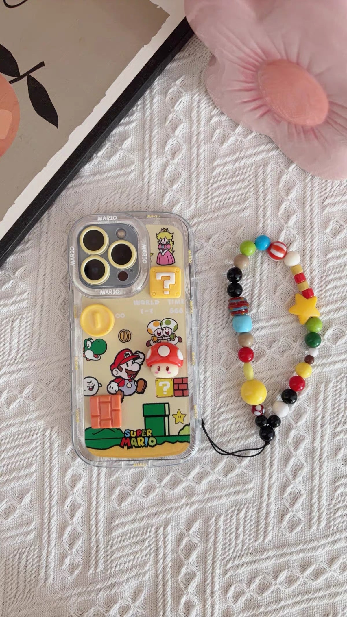 Gold coin Super Mario Liquid Silicone Phone Case