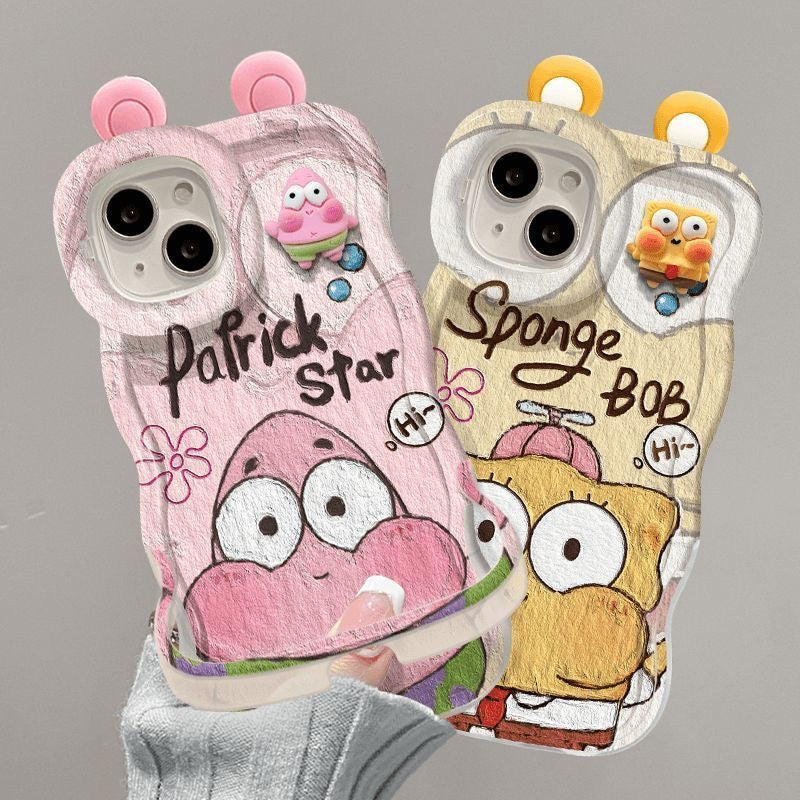 Cute SpongeBob Patrik Cartoon iphone 18 Case