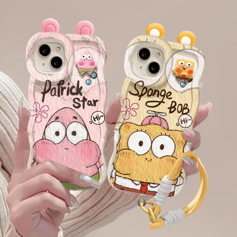 Cute SpongeBob Patrik Cartoon iphone 18 Case