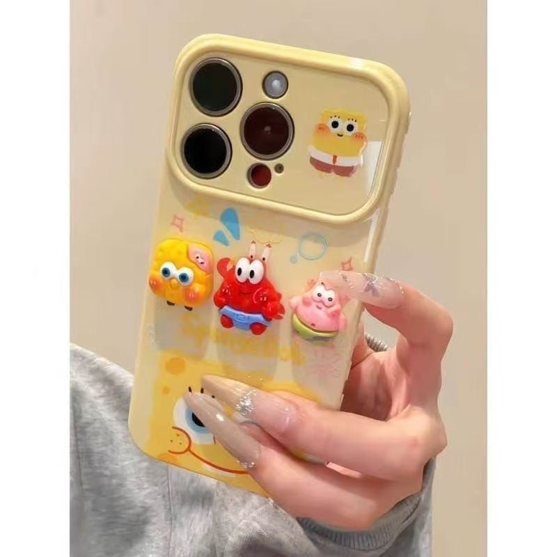 Cute SpongeBob Patrik Cartoon Phone Case