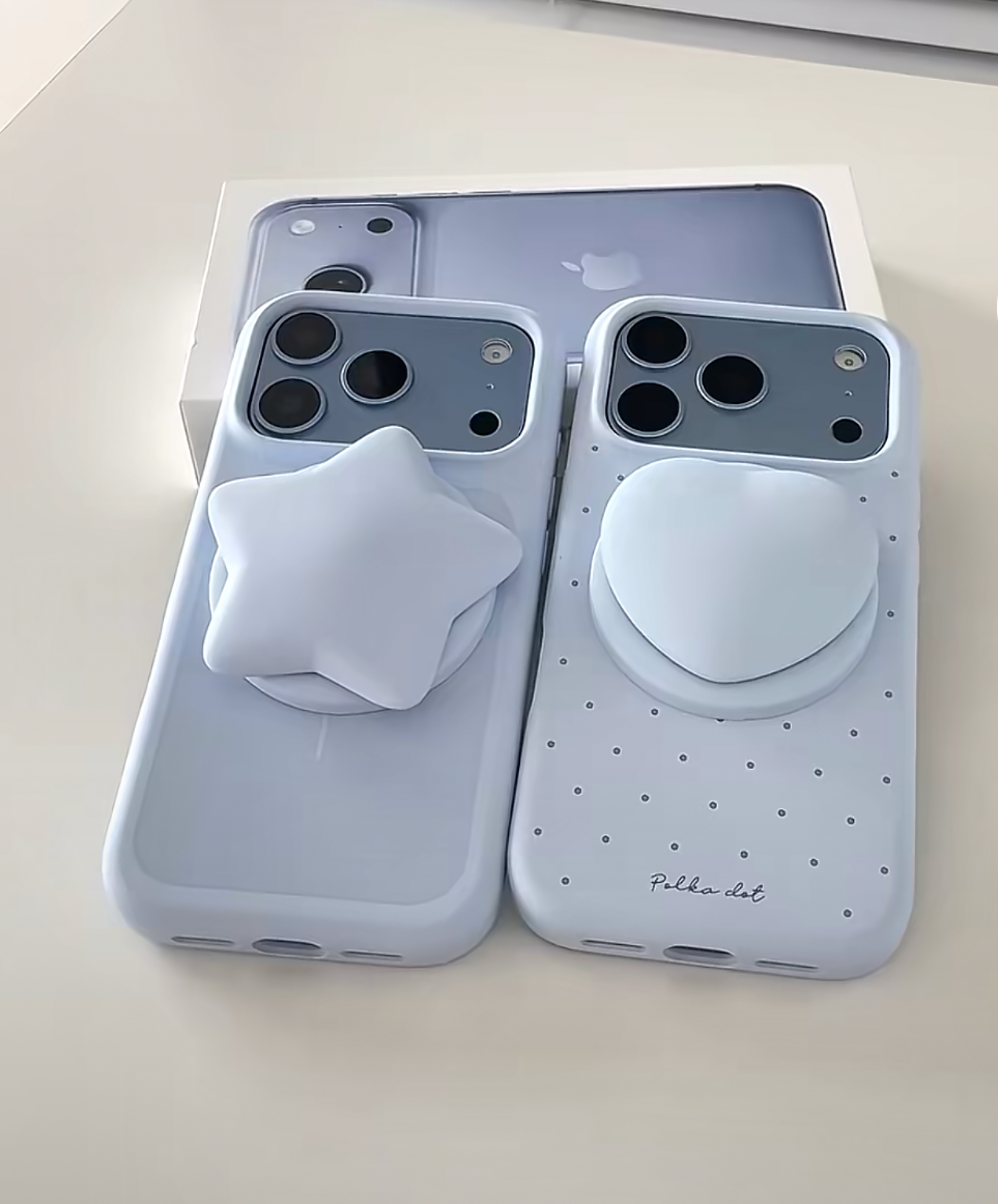 MagSafe Blue Star heart Phone Case