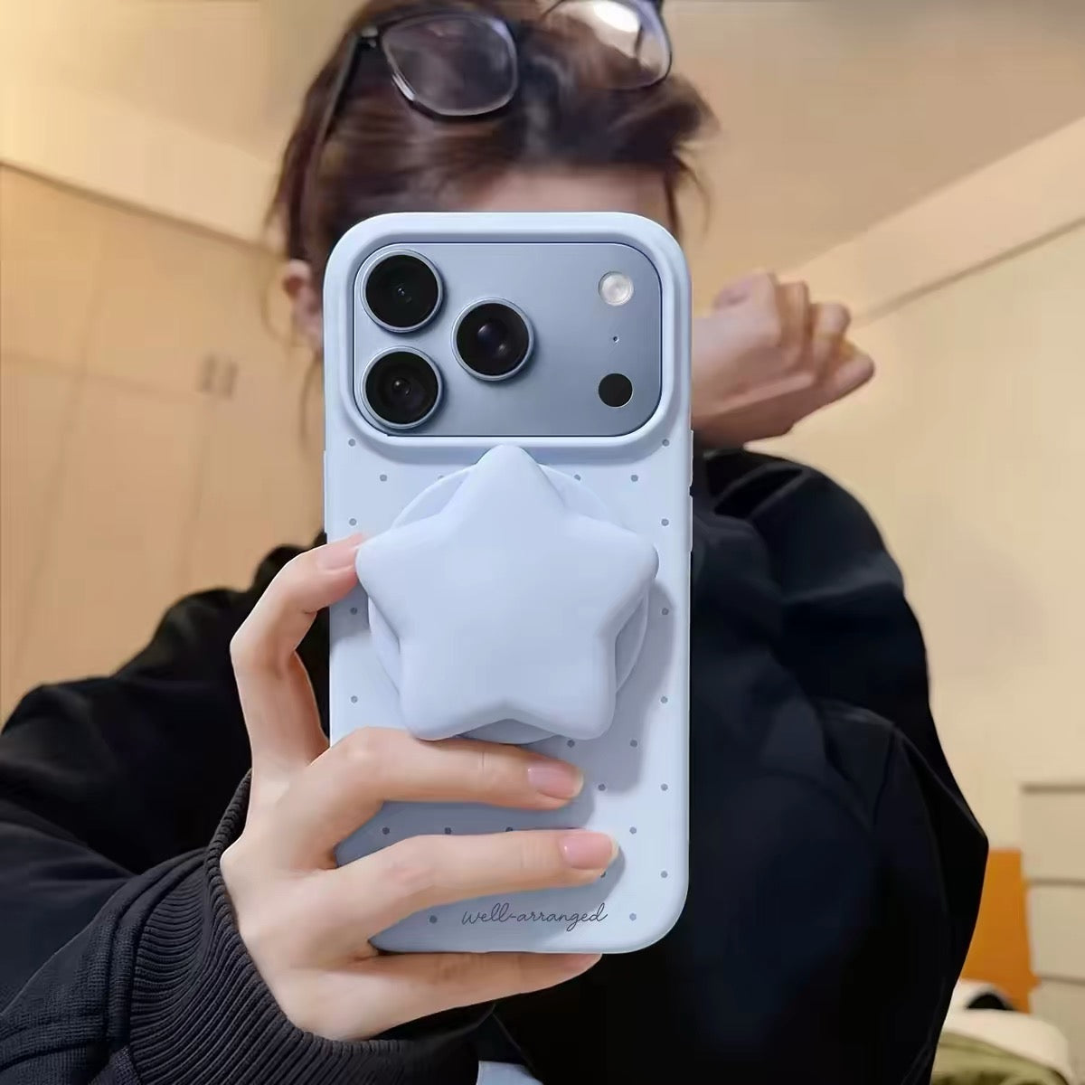 MagSafe Blue Star heart Phone Case