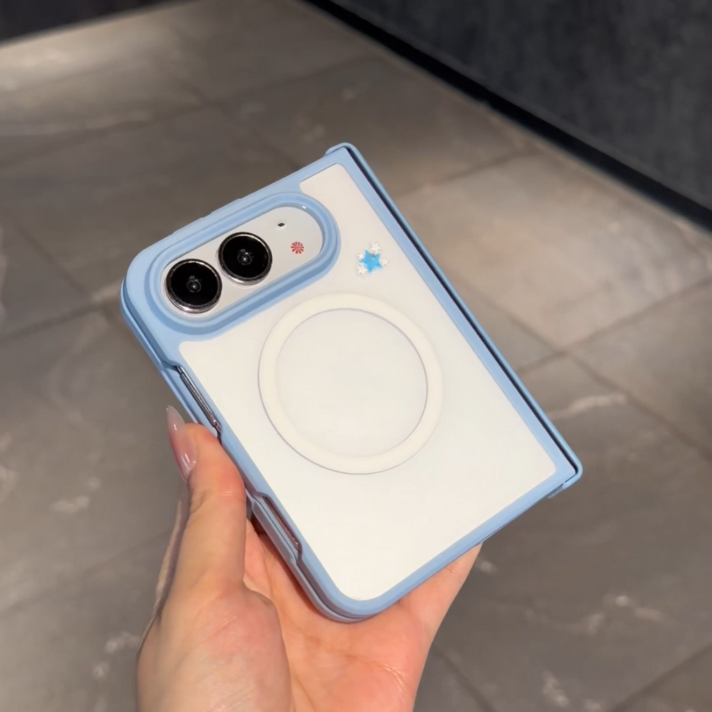 Iphone 18 fold duo glacier ice blue case