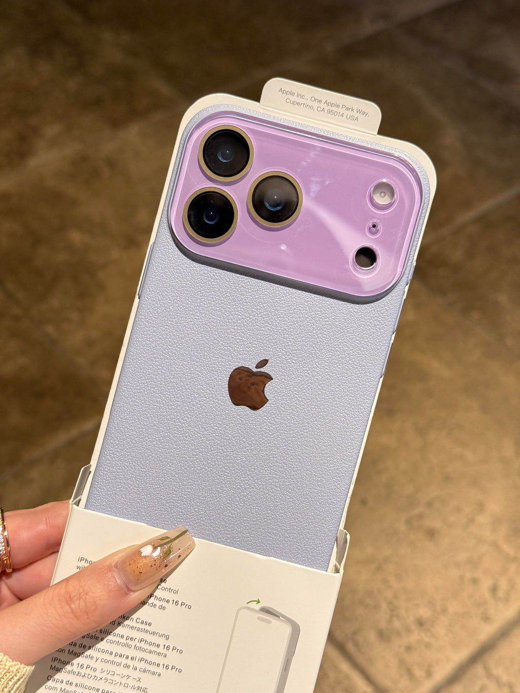 Lychee Texture iPhone Case - Premium Grip Hard Cover with Matte Finish