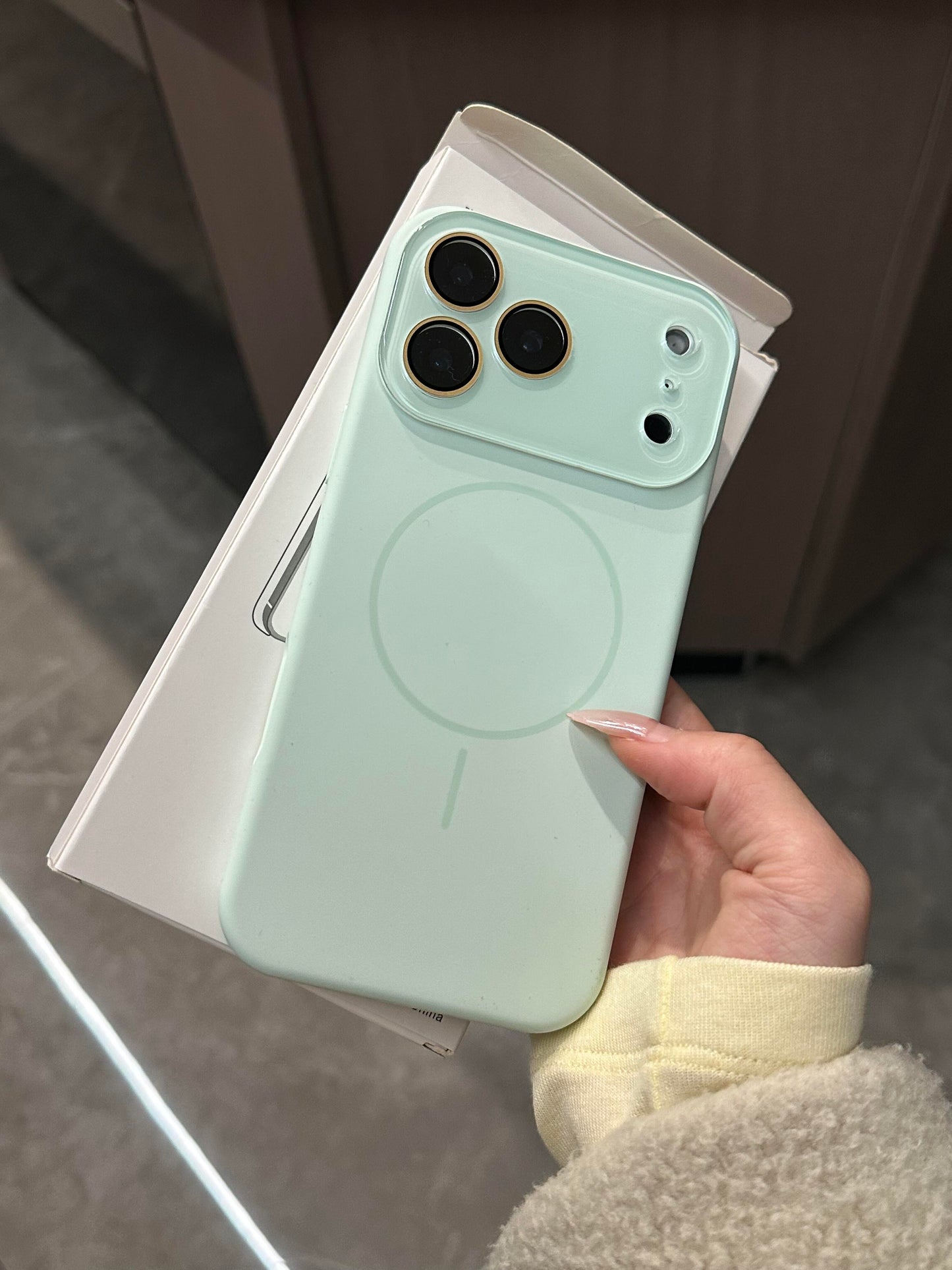 MagSafe Silicone iPhone Case with Sliding Lens Cover - Camera Protection