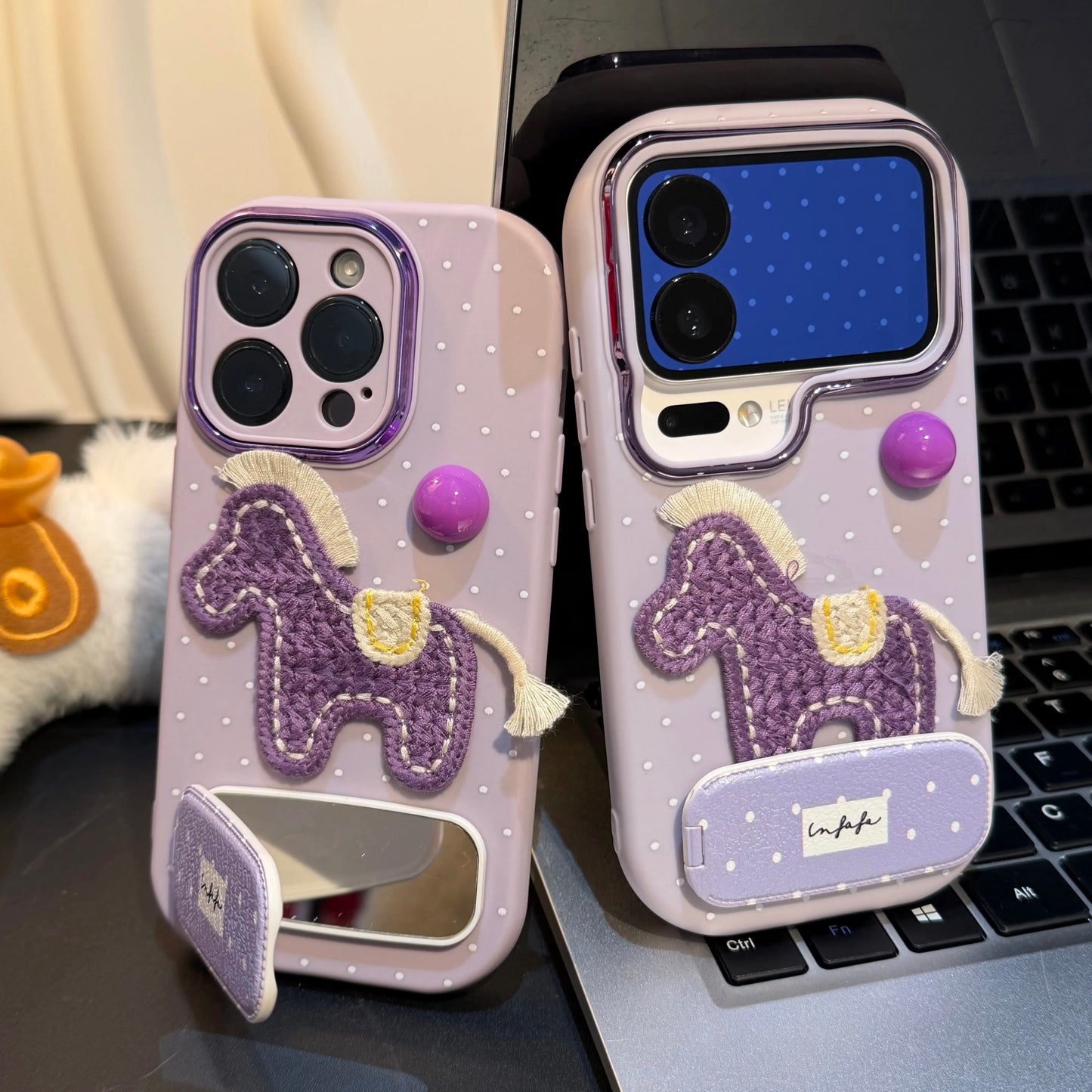 Cute horse purple Phone case