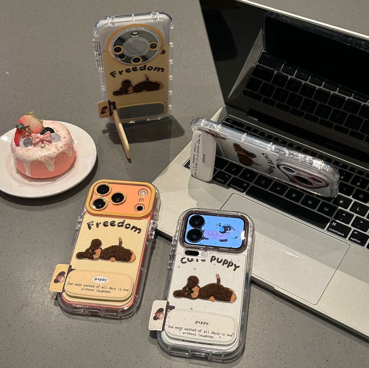 Cute Sleep Puppy-shaped case