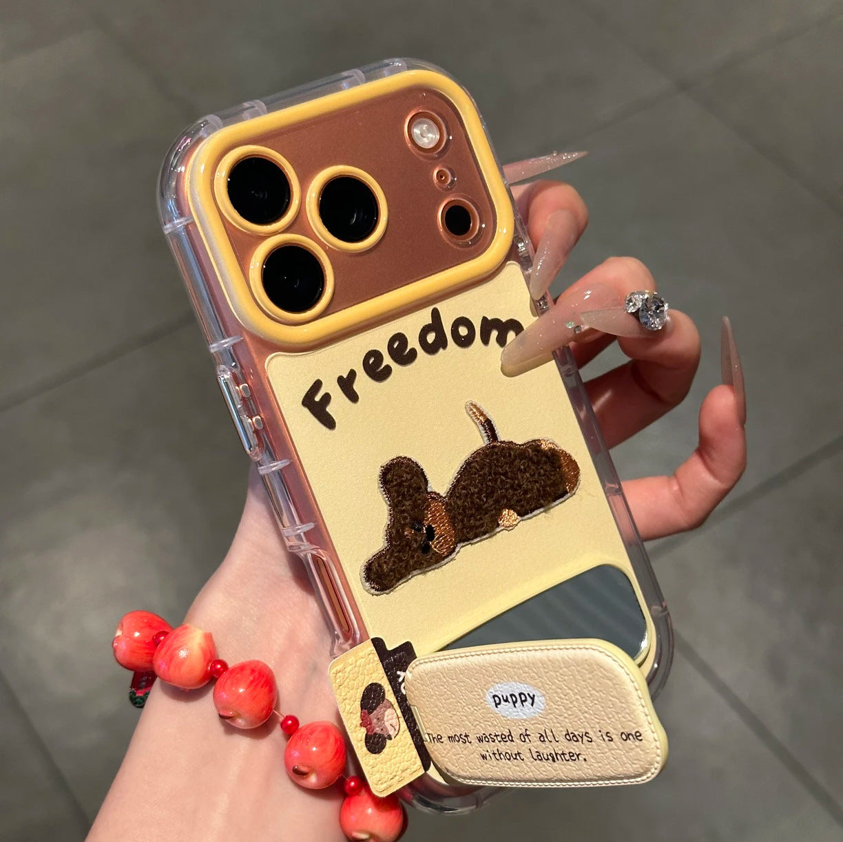 Cute Sleep Puppy-shaped case