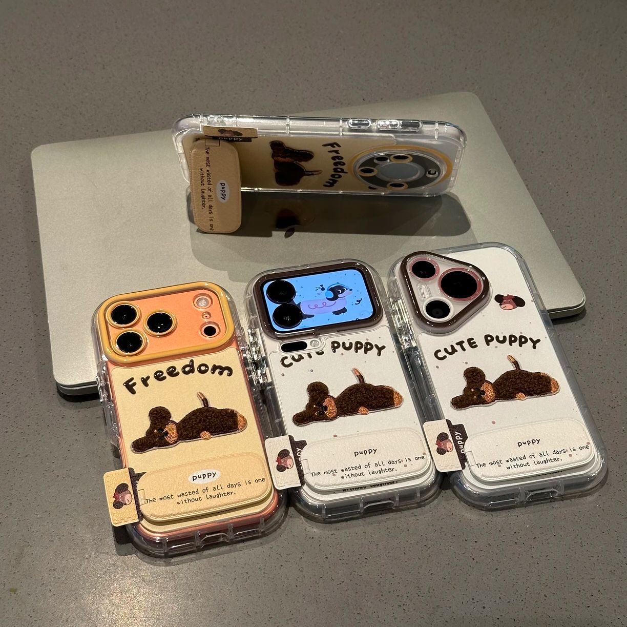 Cute Sleep Puppy-shaped case