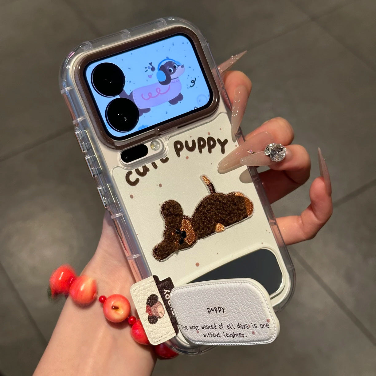 Cute Sleep Puppy-shaped case