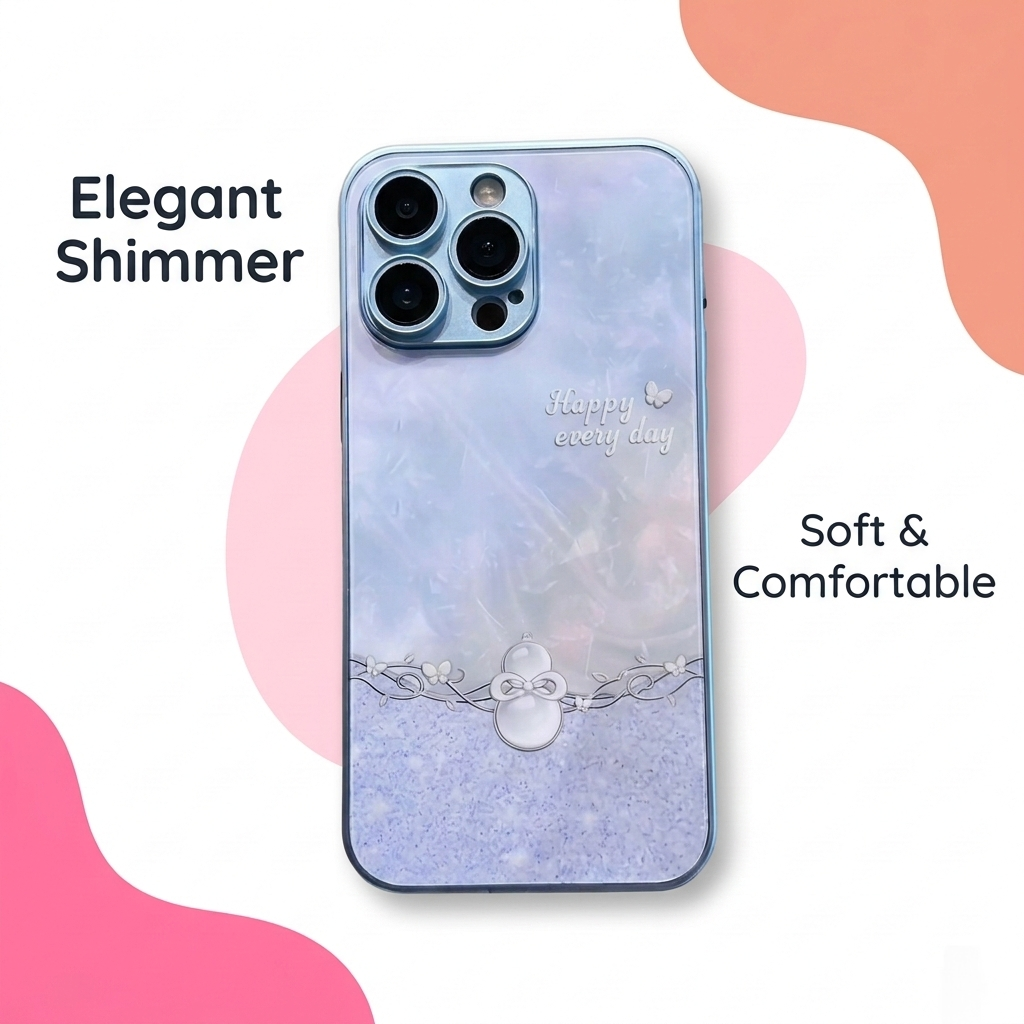 Lucky Blue pearl Iphone Case