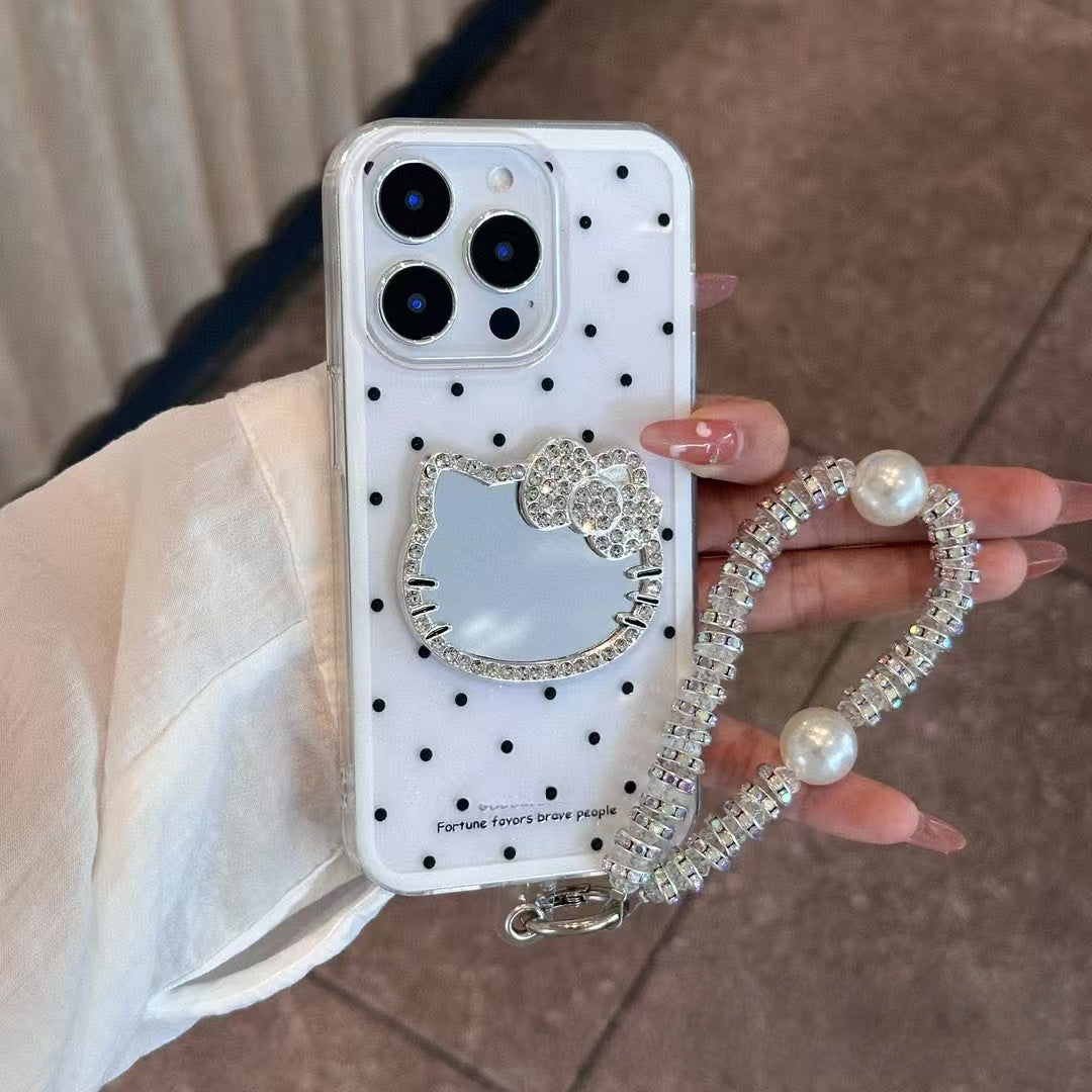Wave Point Mirror Phone Case
