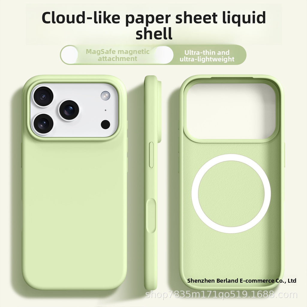 Soft-touch silicone case, Magnetic option, variant for iPhone 18 Pro Max