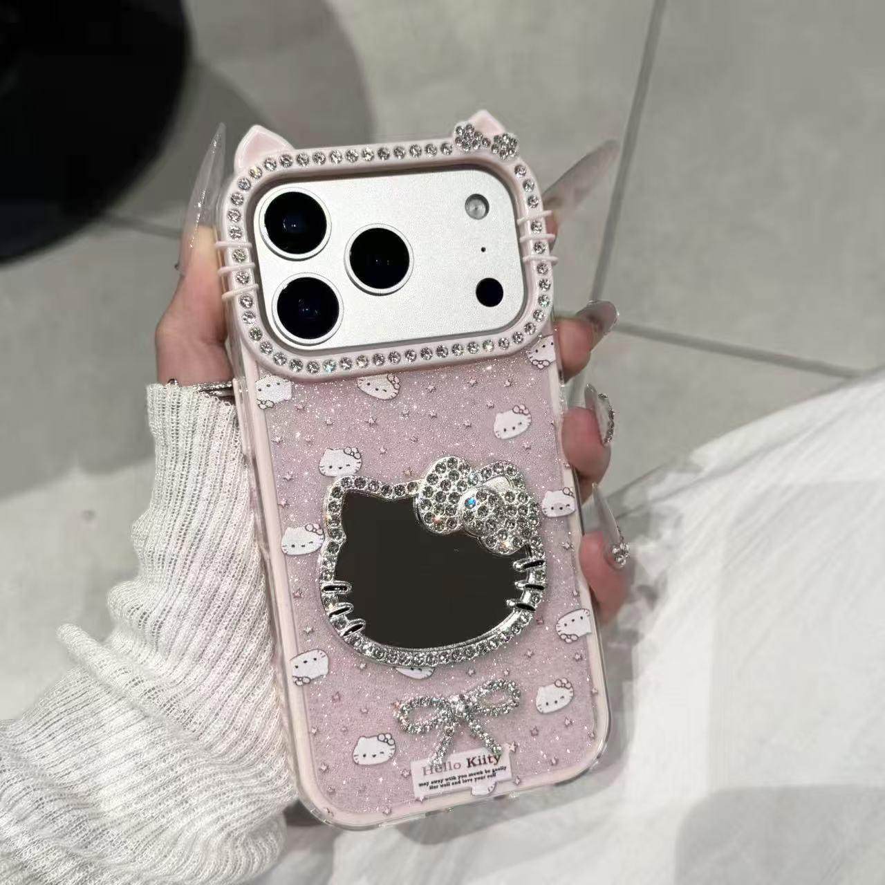 Cat Ear Diamond Phone Case