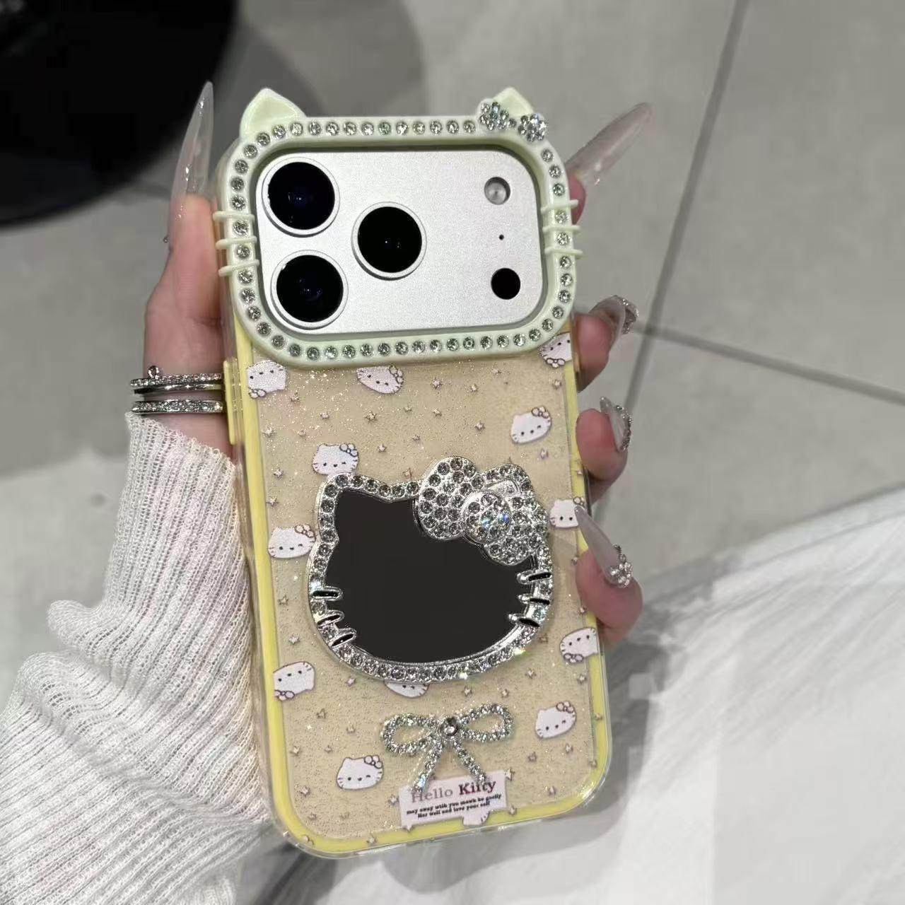 Cat Ear Diamond Phone Case